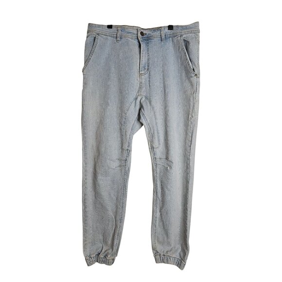 Cotton On Slim Denim Jogger Jeans Light Wash Men 34 - Picture 1 of 10